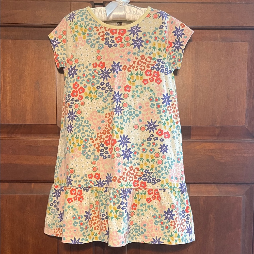 Tea Collection Multicolor Floral Kids Dress